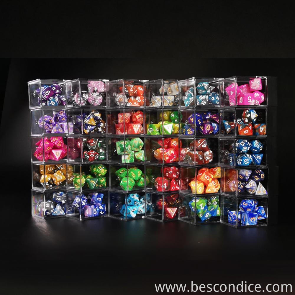 Two Tone Polyhedral Dice Two Tone Polyhedral Dice